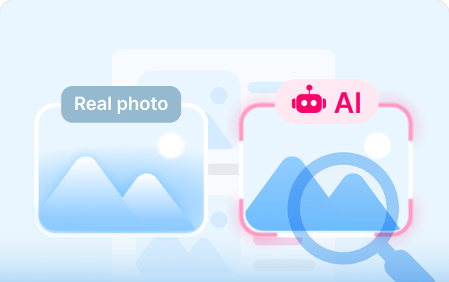 실제 사진과 AI 생성 이미지를 가려낸 판별 결과